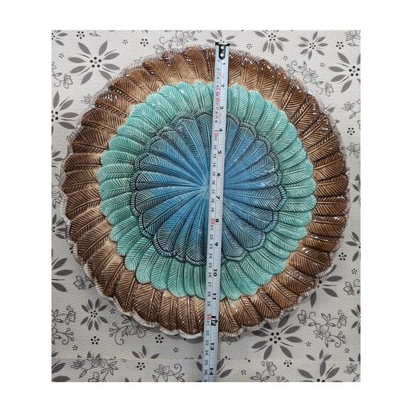 NWT John Derian Target Feathers Round Serving Platter – 13" Stoneware (lighter) - Picture 8 of 9